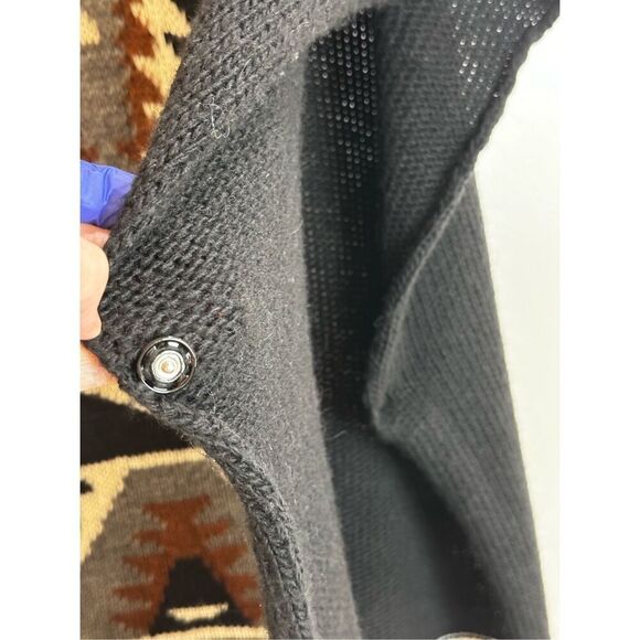 Cocogio One Size Aztec style oversize sweater poncho - Picture 4 of 9